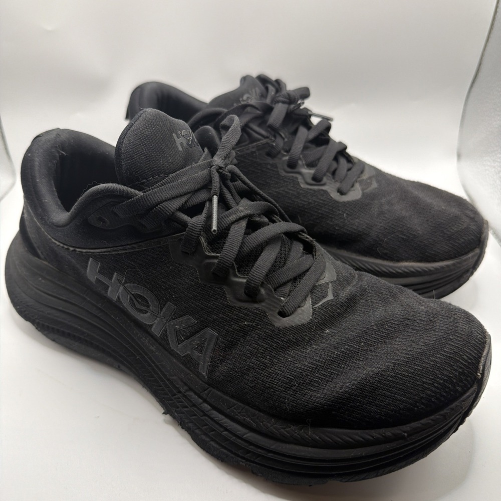 Hoka One One Bondi Black/Black Womens 7.5B